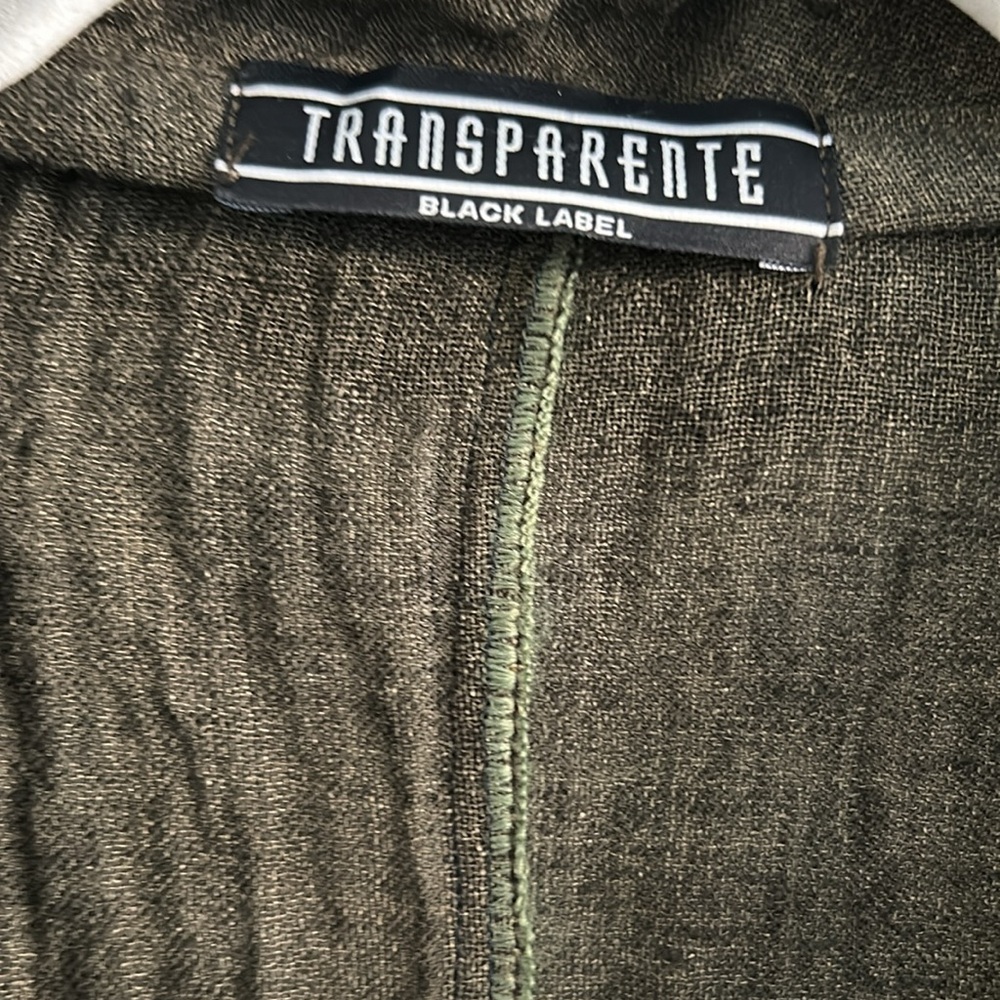 Transparente Black Label Lightweight Crinkle Line… - image 3